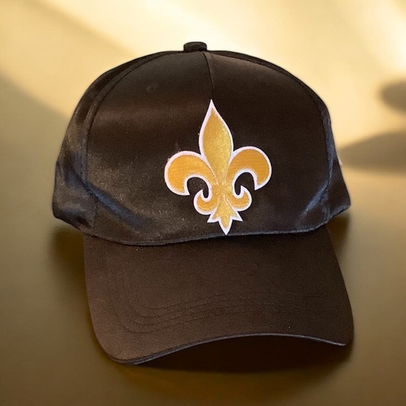 Accessories - New Orleans Saints Black Silky Smooth Baseball Hat